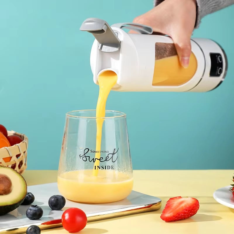 Portable Blender for Smoothies | 8-Blade All-Copper Motor | USB Rechargeable 1500mAh Battery, 450ml Cordless Blender Bottle 5