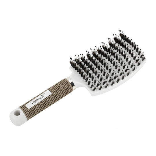 Detangling Hair Brush for All Hair Types | Nylon Pins &amp; Boar Bristle Blend | Reduces Breakage, Adds Natural Shine 3