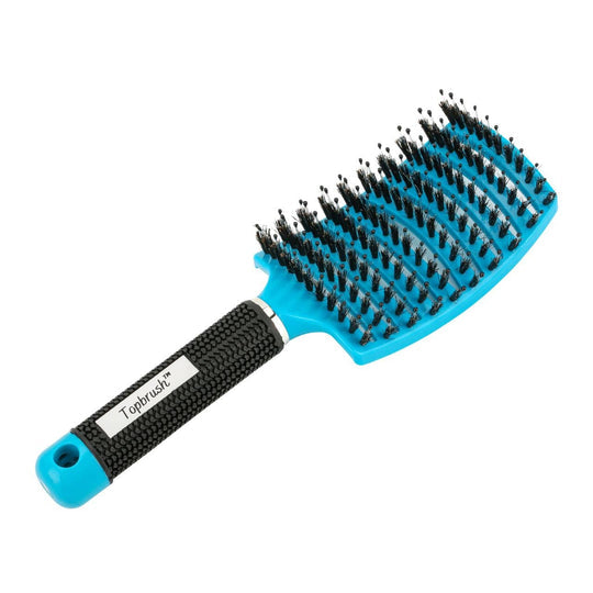 Detangling Hair Brush for All Hair Types | Nylon Pins &amp; Boar Bristle Blend | Reduces Breakage, Adds Natural Shine 4