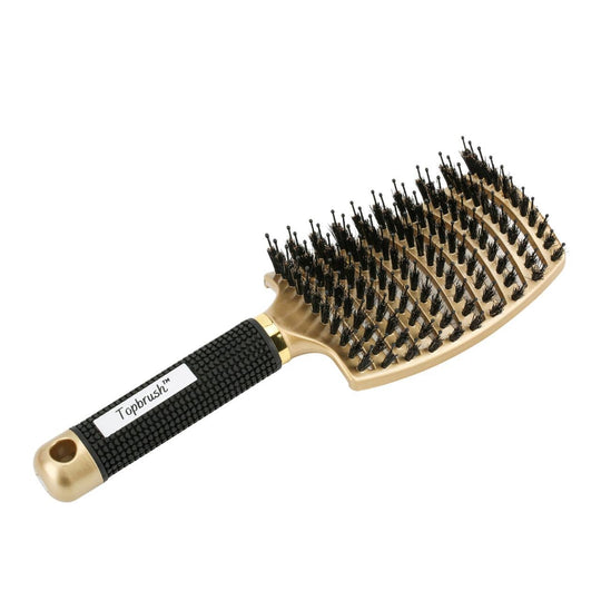 Detangling Hair Brush for All Hair Types | Nylon Pins &amp; Boar Bristle Blend | Reduces Breakage, Adds Natural Shine 5