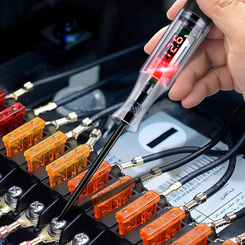 Digital Circuit Tester Automotive 3 V-48 V Voltage Range with LED Display 1