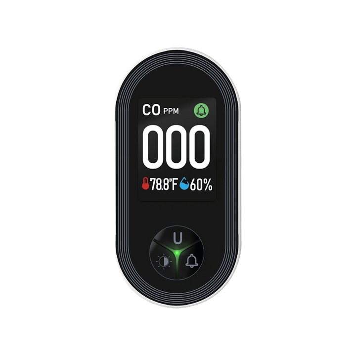 Carbon Monoxide Alarm with Temperature &amp; Humidity Monitor | Combustible Gas Detection | Plug-In, No Batteries Needed 10
