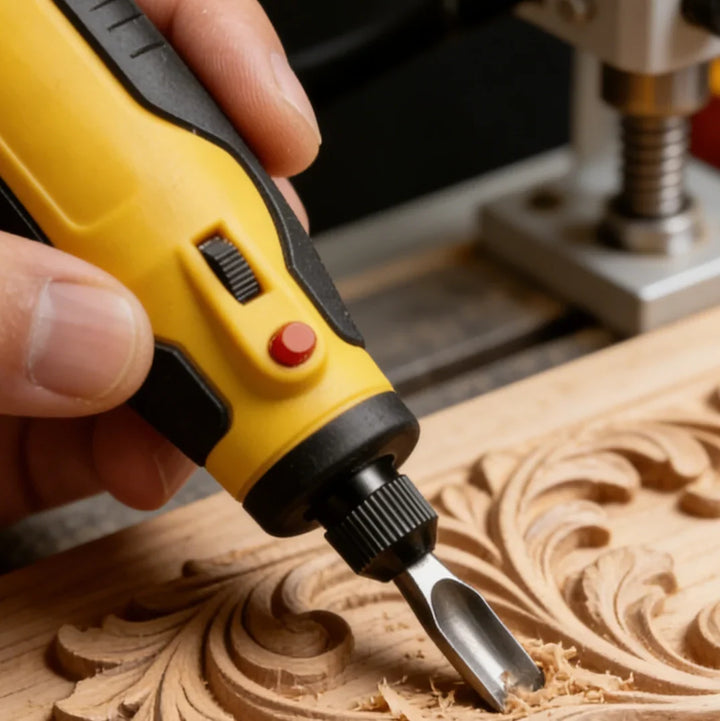 Cordless Rotary Carving Tool | Variable Speed Up To 12,000 RPM | Rechargeable Precision Engraver And Polisher For Detailed Work 8