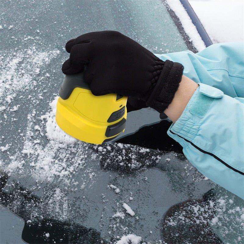 Electric Ice Scraper USB Rechargeable | Electromagnetic Snow Removal Tool | Anti-Freeze Car Windscreen and Window De-Icer 4