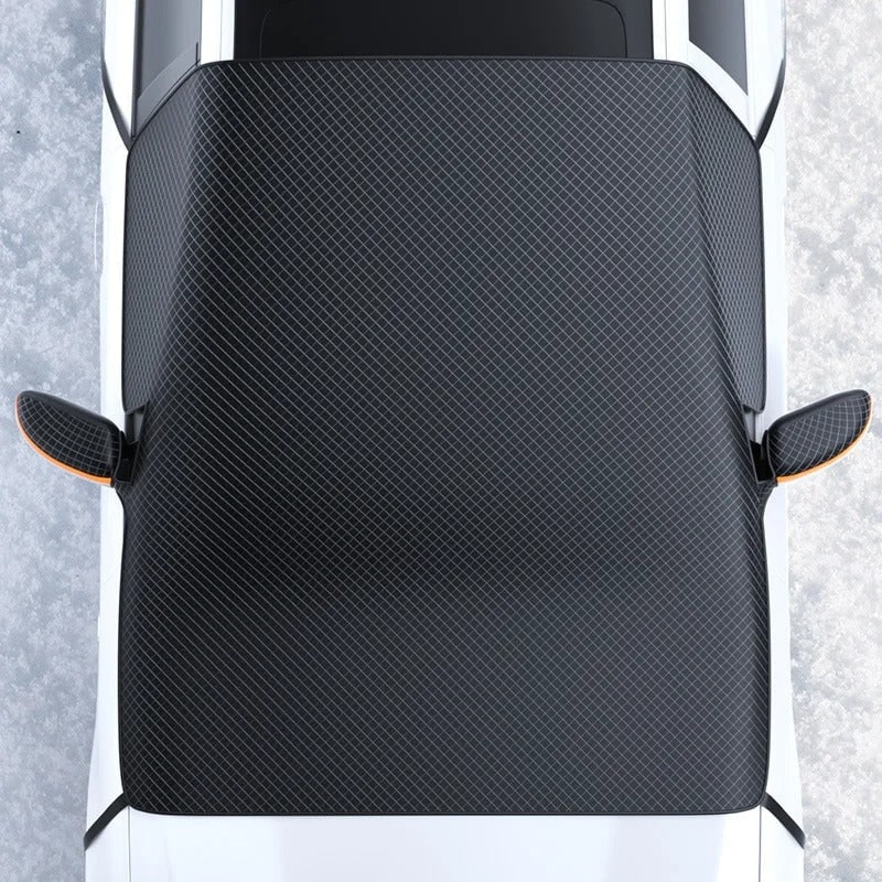 Car Snow Cover Windshield Protector with Magnetic Attachment and Side Mirror - Image 3