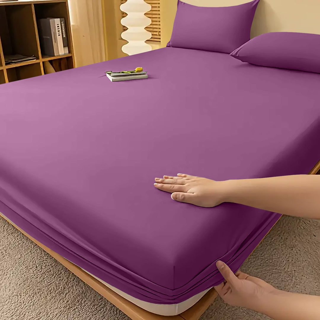Extra Deep Fitted Bed Sheet, Up to 29 cm Depth | Single, Double, King, Super King, 12 Colours | Wrinkle-Resistant All-Season Fit 17