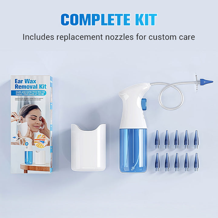 Ear Wax Removal Irrigator | Dual-Tank System with Adjustable Nozzles | Rechargeable USB-C Battery for Travel-Ready Hygiene 11