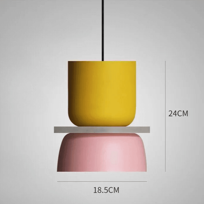Pendant Lamp Metal | Nordic Curved Design with Built-In LED | Warm Ambient Lighting for Kitchens and Dining Rooms 18