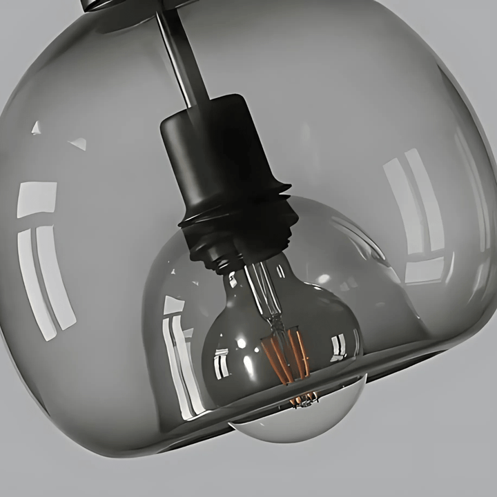 Handblown Glass Pendant Light | Modern Minimalist Ceiling Fixture | Dimmable Ambient Lighting for Kitchens &amp; Lounges 8