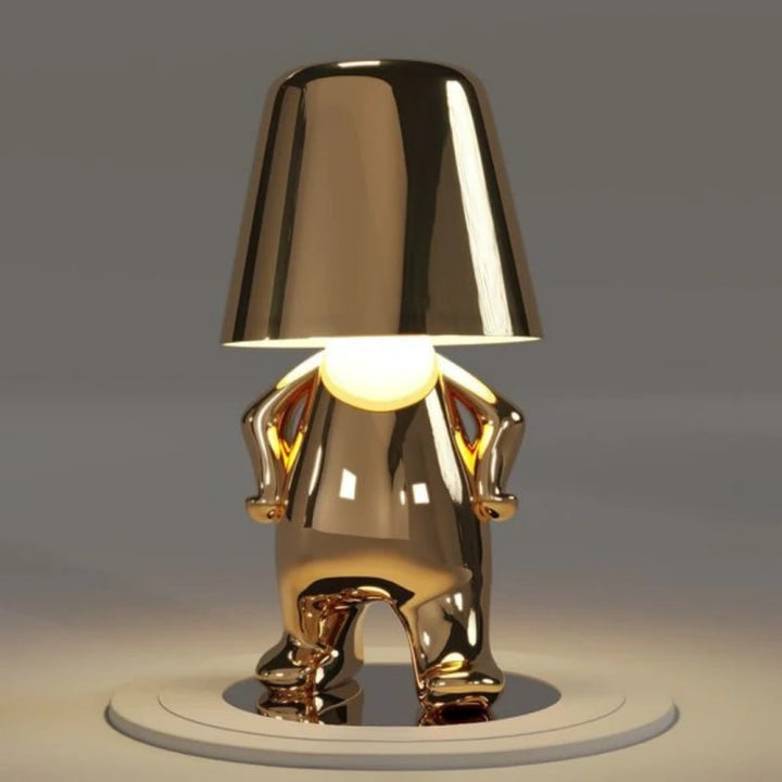 Cordless Table Lamp Rechargeable LED USB Metal Figure Sitting Standing Poses Thinker - Image 11