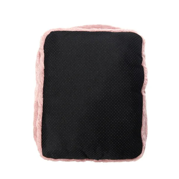 Electric Foot Warmer, Soft Fleece, One Size | Grey or Pink | 3 Heat Settings, USB Powered, Washable Cover, 5V Safe 9