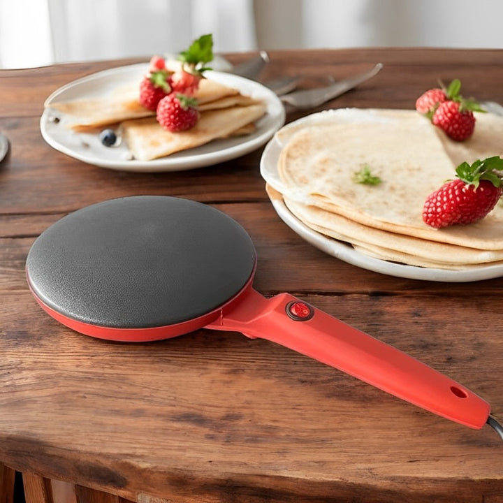 Electric Crepe Maker Non-Stick Coating | Rapid Heat Technology for Even Cooking | Cool-Touch Handle, Portable Design 1