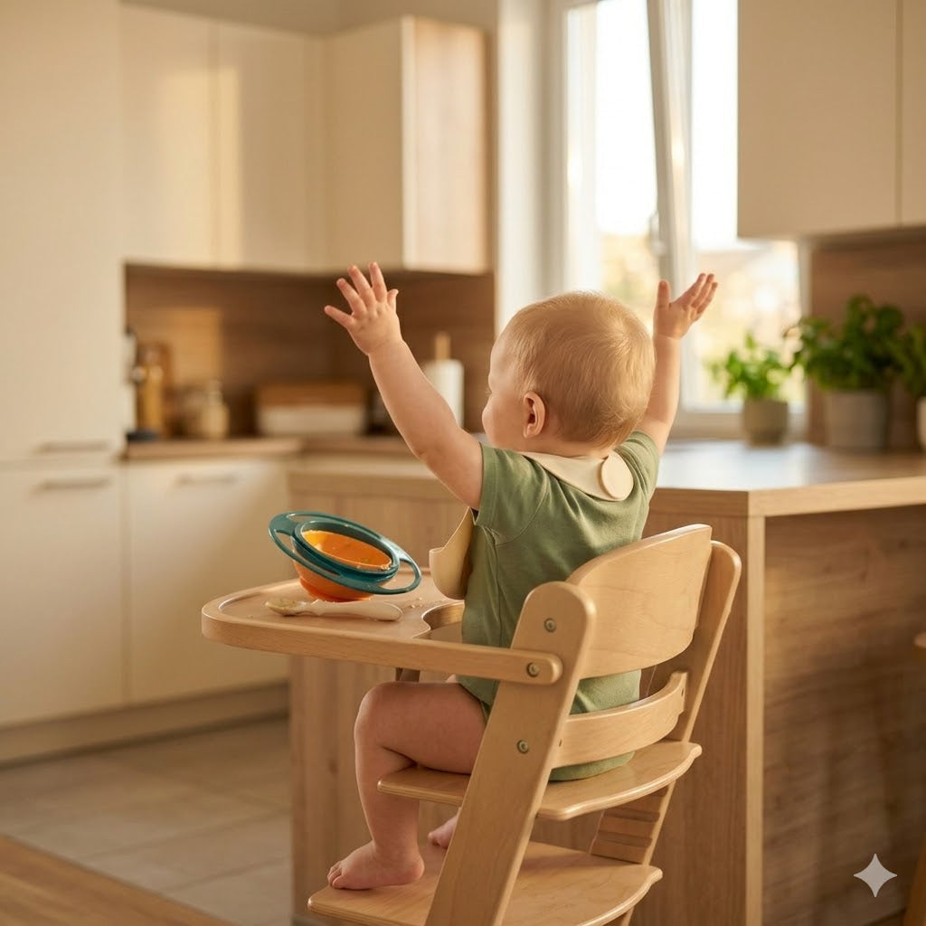 Non-Slip Baby Bowl | Suction Base with Easy-Grip Handles | Spill-Free Mealtimes for Independent Little Eaters Every Day 7