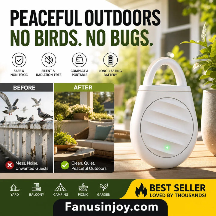 Ultrasonic Pest Control Device Portable Rechargeable USB-C with 3 Modes 2