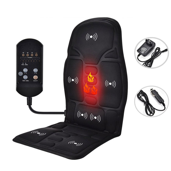 Desk Chair Massage Seat Cushion with Heat and Vibration for Office Car Pressure Relief - Image 2