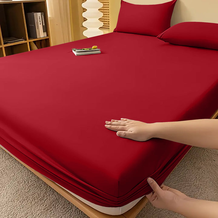 Extra Deep Fitted Bed Sheet, Up to 29 cm Depth | Single, Double, King, Super King, 12 Colours | Wrinkle-Resistant All-Season Fit 40