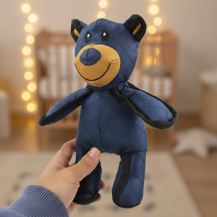 Plush Bear Dog Toy | Built-In Squeaker &amp; Reinforced Stitching | Interactive Chew Toy for Dogs, Machine Washable 2