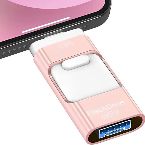 USB Flash Drive for iPhone and Android | Dual-Interface USB-A and Lightning/USB-C | 32GB Capacity for Photos, Videos and Files 9