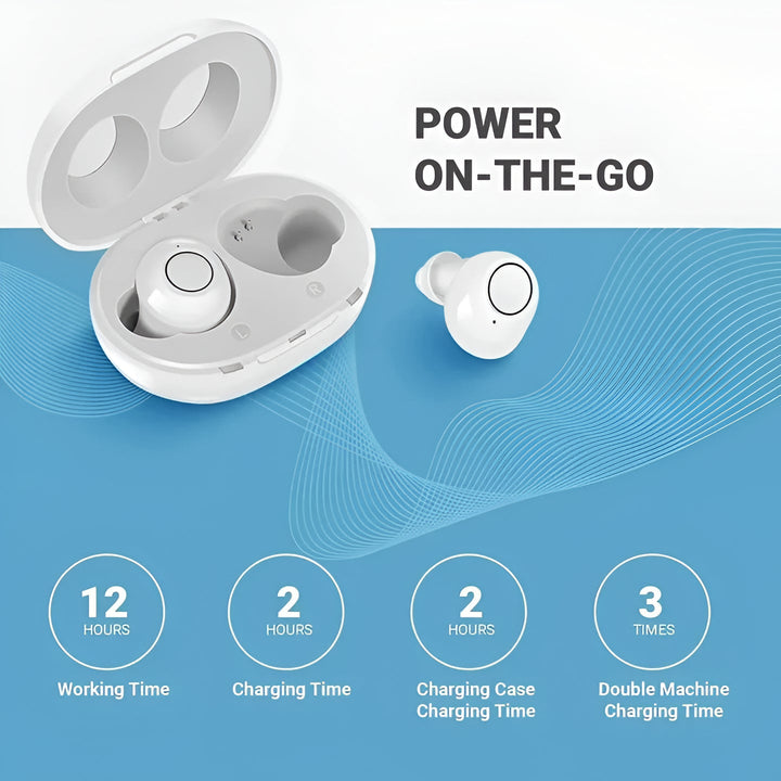 Bluetooth Hearing Aids with App Control | Bluetooth Classic and LE Audio Streaming | Up to 51 Hours Rechargeable Battery Life 3
