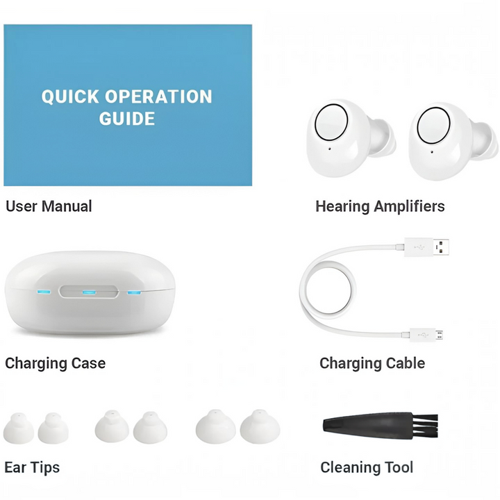 Bluetooth Hearing Aids with App Control | Bluetooth Classic and LE Audio Streaming | Up to 51 Hours Rechargeable Battery Life 4