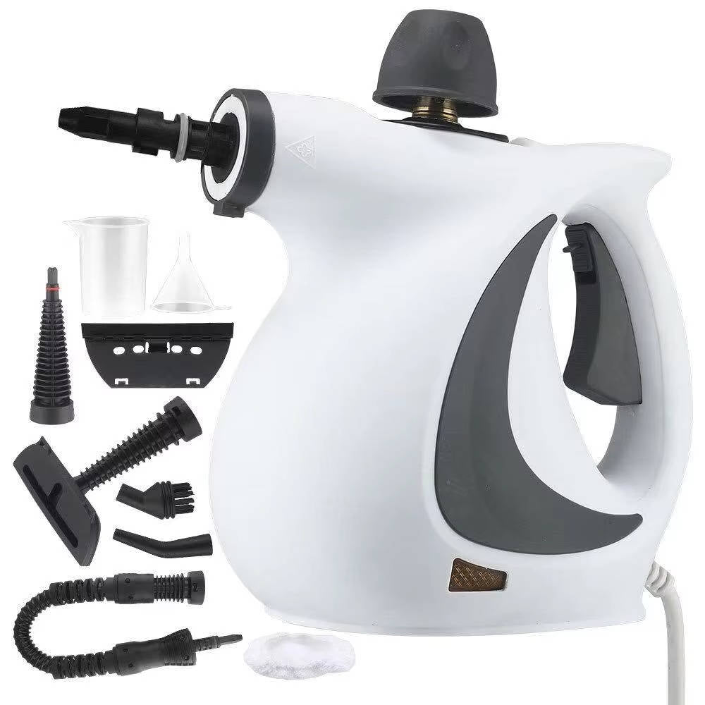 Handheld Steam Cleaner 1050W | 3 Bar High Pressure Steam Ready in 15 Seconds | 4 Brush Heads for Multi-Surface Cleaning 9