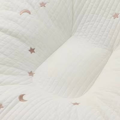 Baby Lounger Pillow Cotton | Contoured Support with Side Pocket and Carry Handles | Non Slip Breathable Nest for Naps 7