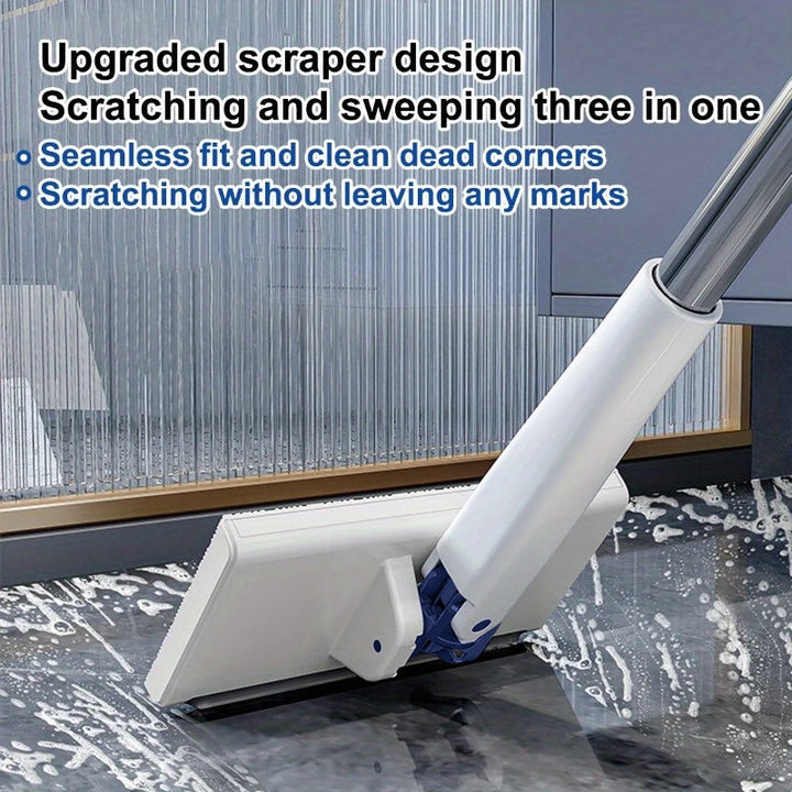 Automatic Cloth Clip Mini Mop | 360° Rotating Head with One-Press Cloth Change | Cleans Floors, Walls, Glass &amp; Tiles 5