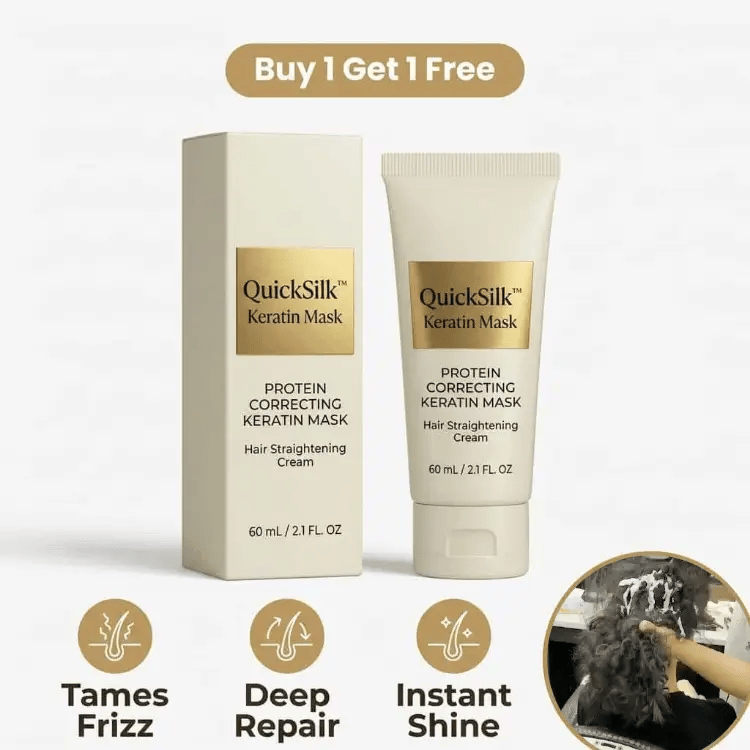 Keratin Hair Mask with Collagen Formula | Repairs Split Ends &amp; Reduces Frizz | 5-Minute Salon-Quality Shine Treatment 1