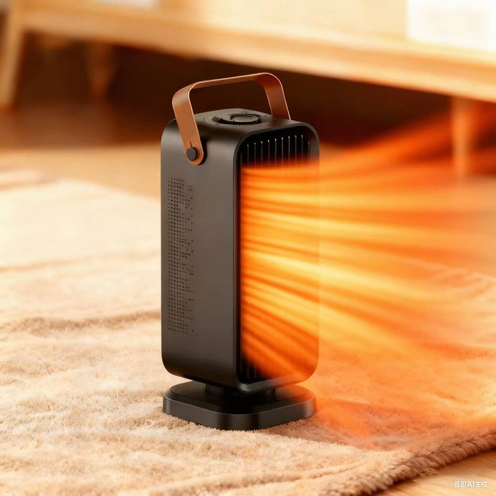 Portable Ceramic Desktop Heater | 1200W PTC Element with 3 Heat Settings | Tip-Over Auto Shutoff &amp; Overheat Protection 2