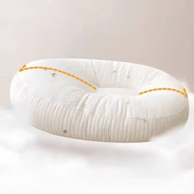 Baby Lounger Pillow Cotton | Contoured Support with Side Pocket and Carry Handles | Non Slip Breathable Nest for Naps 12