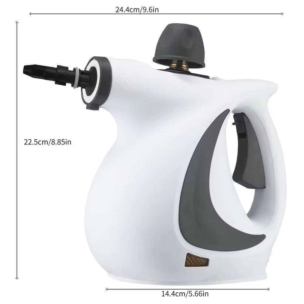 Handheld Steam Cleaner 1050W | 3 Bar High Pressure Steam Ready in 15 Seconds | 4 Brush Heads for Multi-Surface Cleaning 11