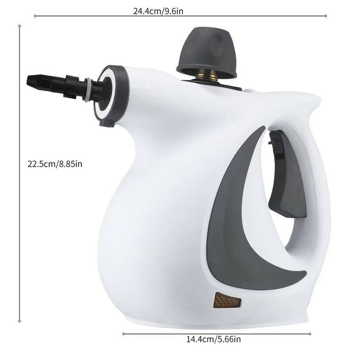 Handheld Steam Cleaner 1050W | 3 Bar High Pressure Steam Ready in 15 Seconds | 4 Brush Heads for Multi-Surface Cleaning 11