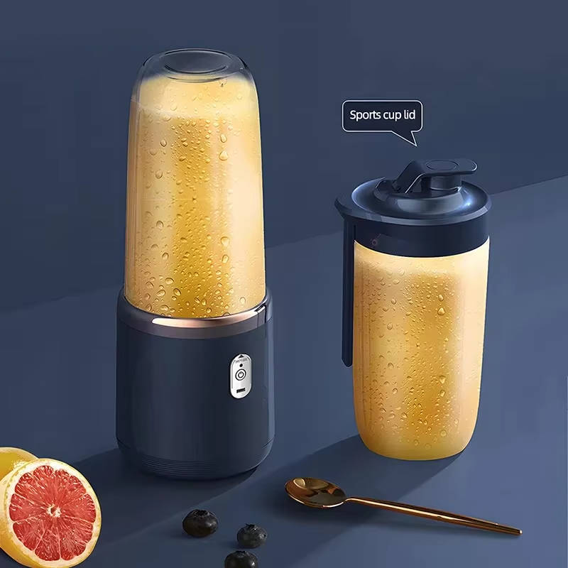Portable Blender USB Rechargeable | 21,000 RPM Six-Blade Stainless Steel Motor | 1500mAh Battery, Two Cups &amp; Sport Lid Included 7