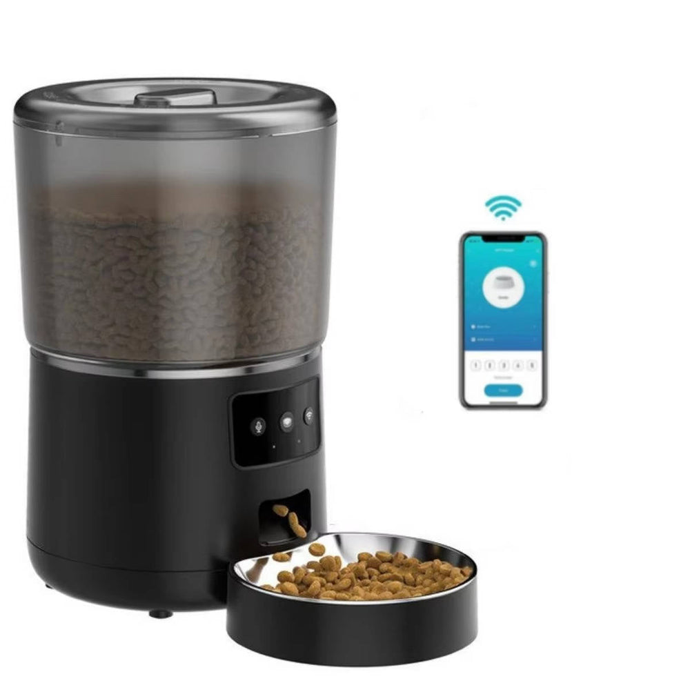 Automatic Pet Feeder Stainless Steel Bowl | Smartphone App Controlled Portion Dispenser | 17 Cup Capacity for Cats & Dogs 2