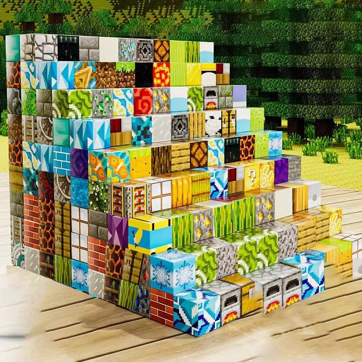 Magnetic Building Blocks 205pcs | Eight-Sided Magnets with Figurines &amp; Storage Box | 160+ Styles for Ages 3-12 4