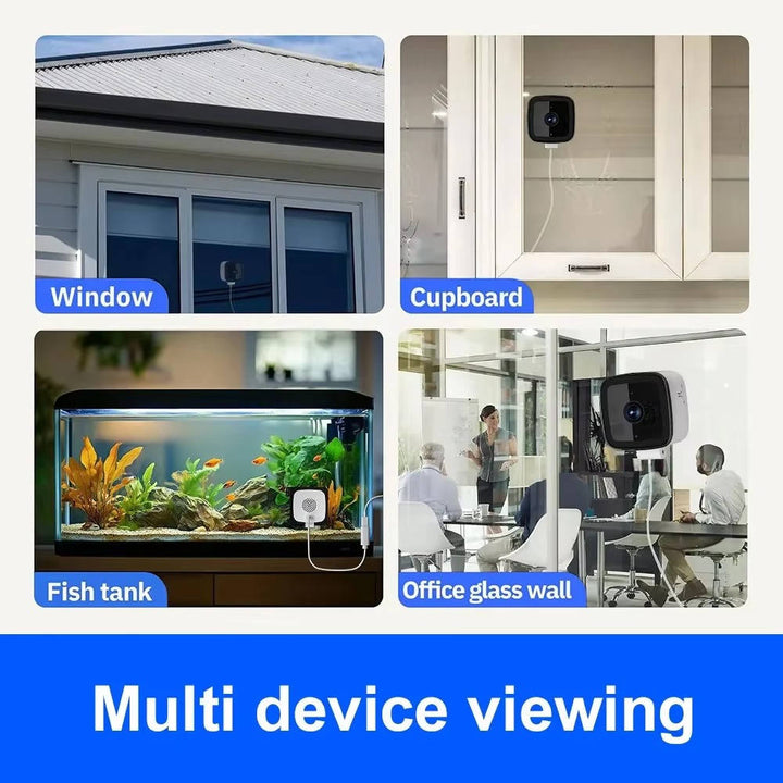 1080P Wifi Window Camera | Night Vision, Two Way Audio, Person Detection | 32GB Card, 24/7 Recording, Wide View 4