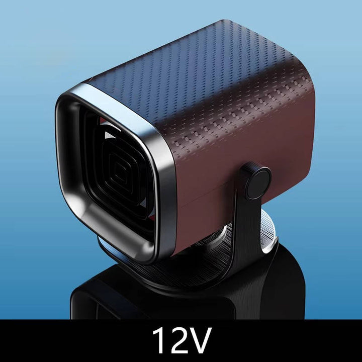 Portable Car Heater and Defroster | 12V 120W or 24V 150W Ceramic Fan | 360° Rotation, Fast Windshield Defogging 11