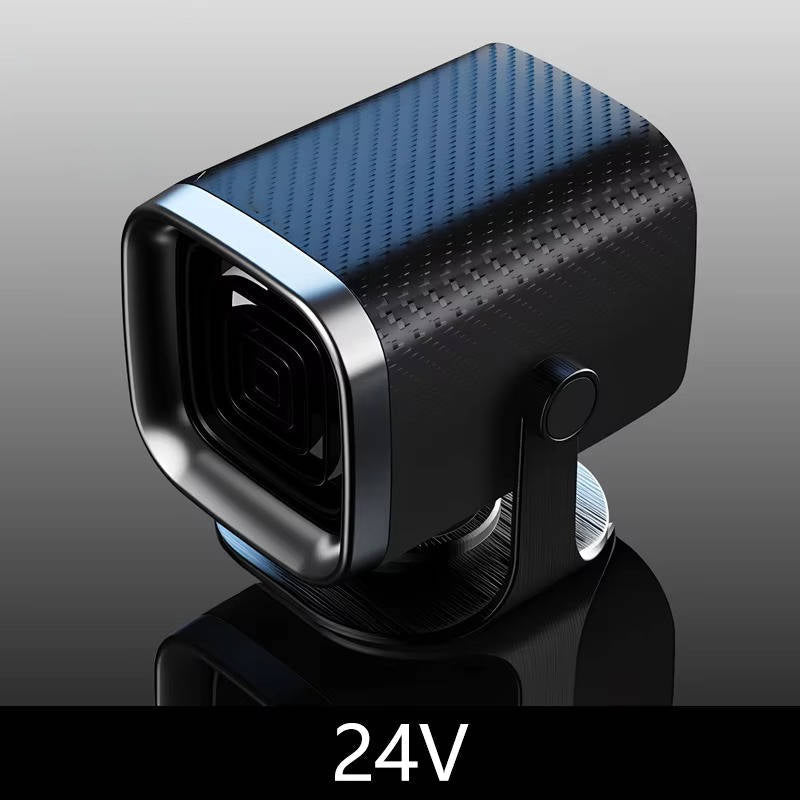 Portable Car Heater and Defroster | 12V 120W or 24V 150W Ceramic Fan | 360° Rotation, Fast Windshield Defogging 12