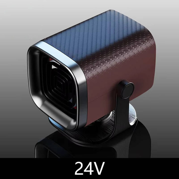 Portable Car Heater and Defroster | 12V 120W or 24V 150W Ceramic Fan | 360° Rotation, Fast Windshield Defogging 13