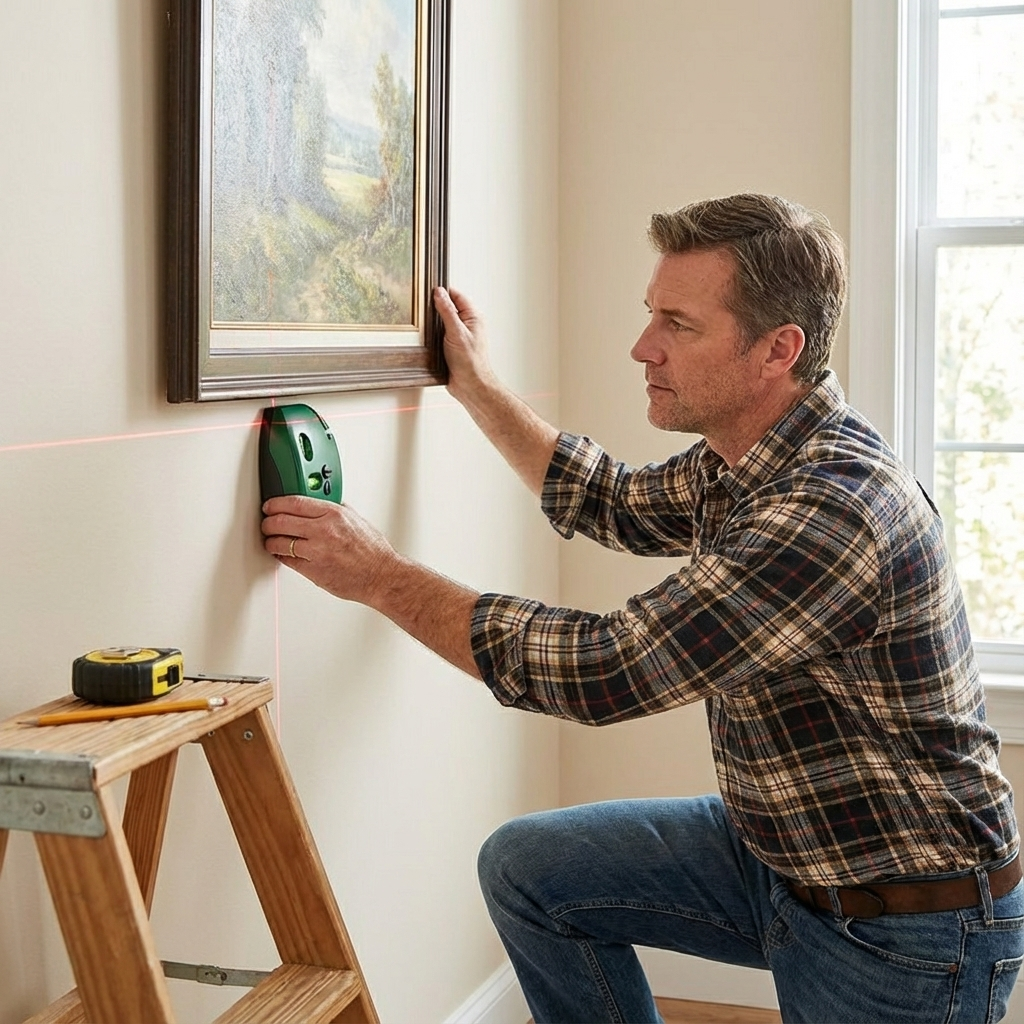 Laser Level Cross Line | Compact Alignment Tool for Shelves &amp; Pictures | Quick Accurate Markings Without Measuring 9