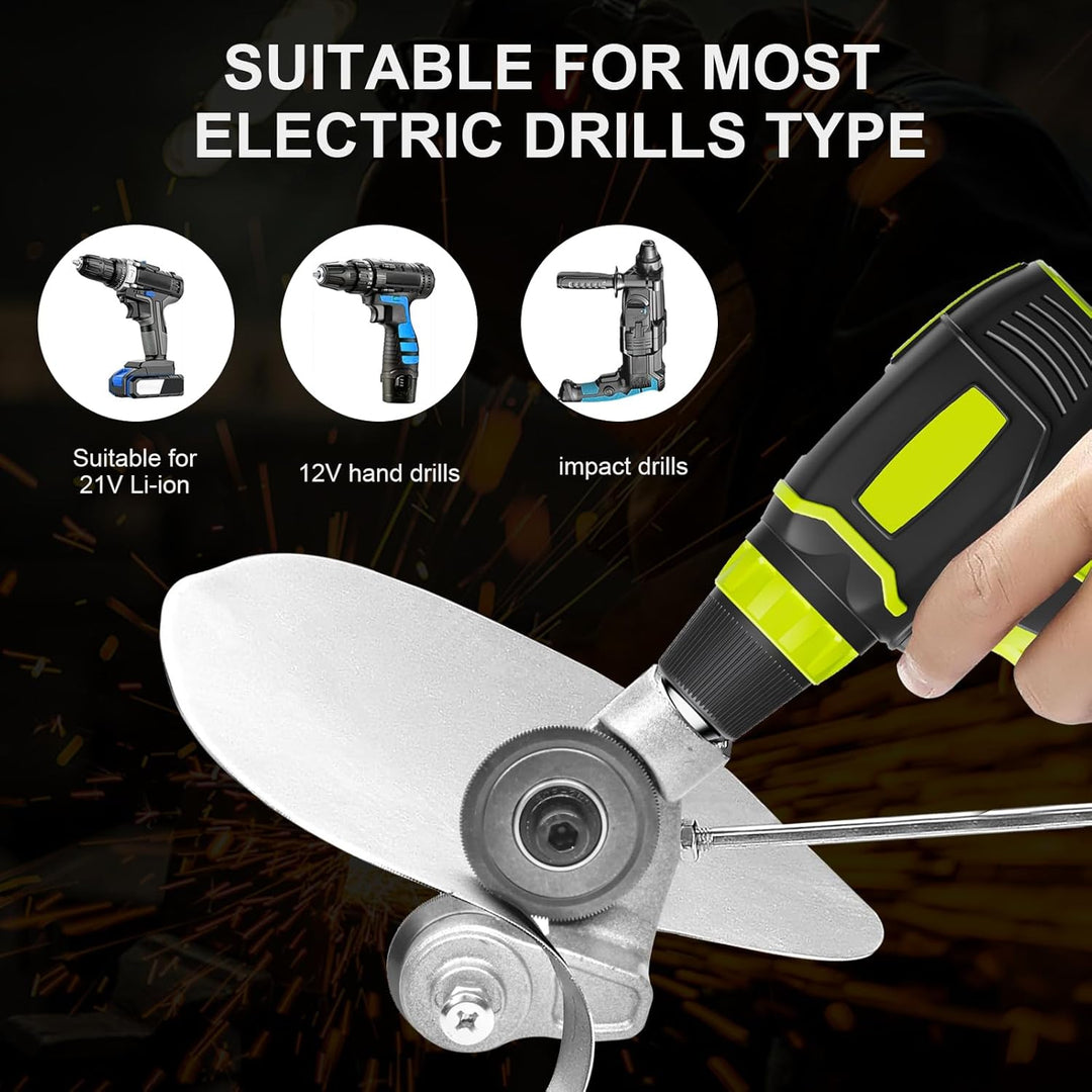 Metal Cutter Drill Attachment Clean Edge Protective Guard 4