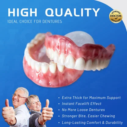 Adhesive-Free Dentures for Ages 20 to 50+ | Bionic Root Adsorption Technology | 12-Hour Secure Hold, No Glue Needed 4