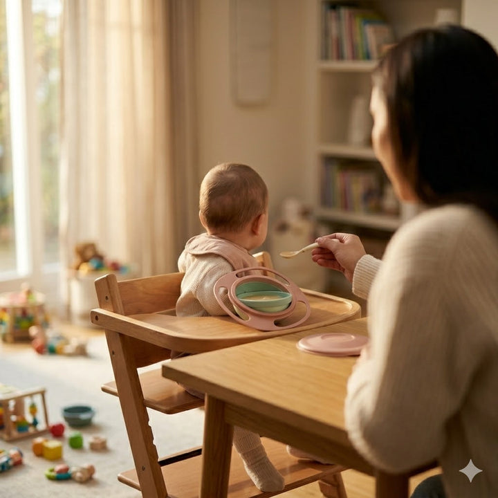 Non-Slip Baby Bowl | Suction Base with Easy-Grip Handles | Spill-Free Mealtimes for Independent Little Eaters Every Day 9