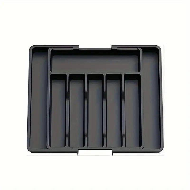 Expandable Kitchen Organizer Drawer Tray with Multiple Compartments 11