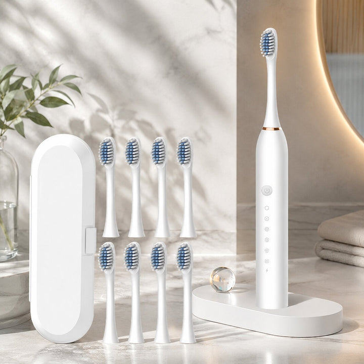 Electric Sonic Toothbrush | 5 Cleaning Modes &amp; 8 Replacement Heads | Quiet Under 36dB, Gentle on Sensitive Gums 6