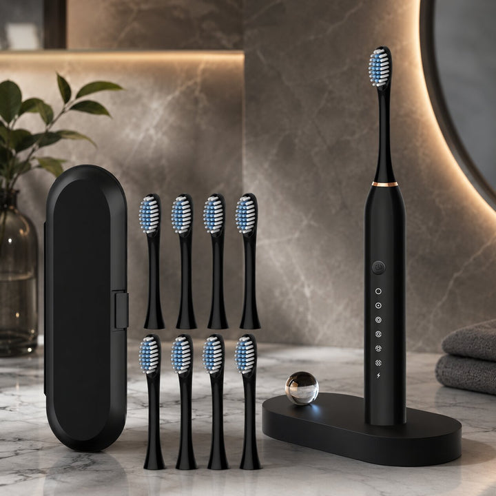 Electric Sonic Toothbrush | 5 Cleaning Modes &amp; 8 Replacement Heads | Quiet Under 36dB, Gentle on Sensitive Gums 2