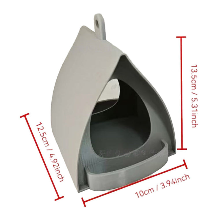 Hanging Bird Feeder Weatherproof Plastic Garden with Built-In Perch 5