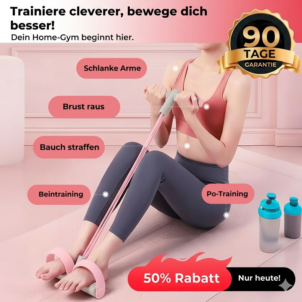 Multifunction Fitness Trainer for Beginners and Advanced Users | Tones Arms, Abs and Legs | Compact, Lightweight Design 1