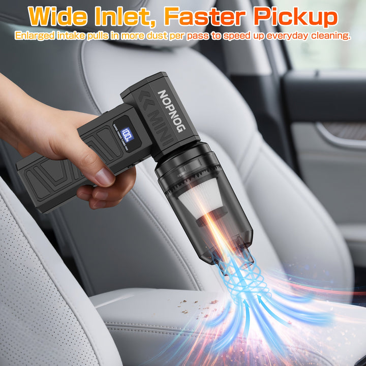 Cordless Vacuum Cleaner Mini Rechargeable 2-in-1 with 130,000 RPM Motor 9