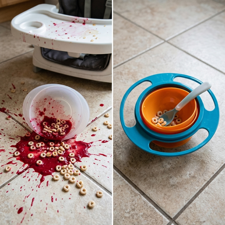 Non-Slip Baby Bowl | Suction Base with Easy-Grip Handles | Spill-Free Mealtimes for Independent Little Eaters Every Day 5